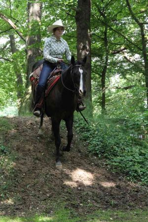 Ranch Trail, Hügel: Clara Breuer und Kings Little Bueno